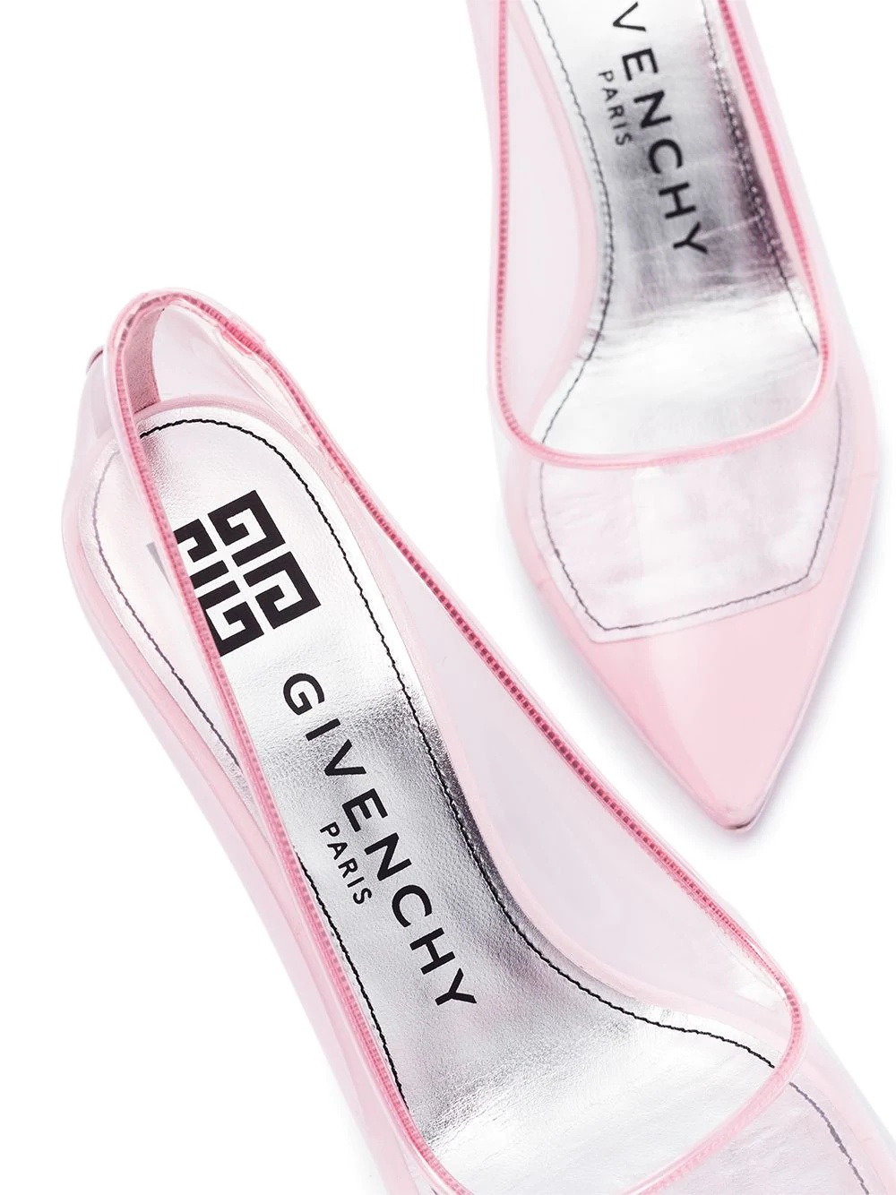 transparent 100mm pumps - 2