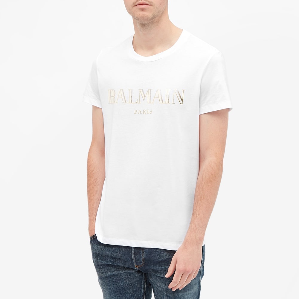 Balmain Vintage Paris Logo Tee - 3