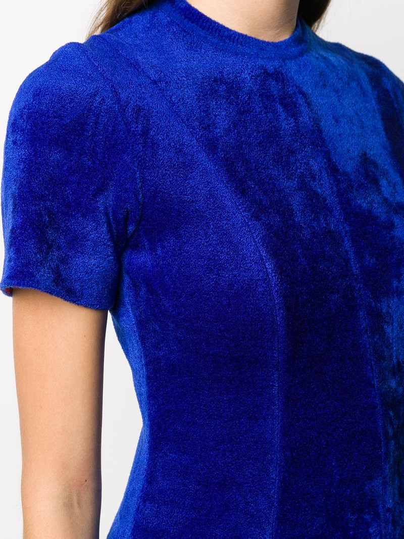 cinched waist knitted dress 5