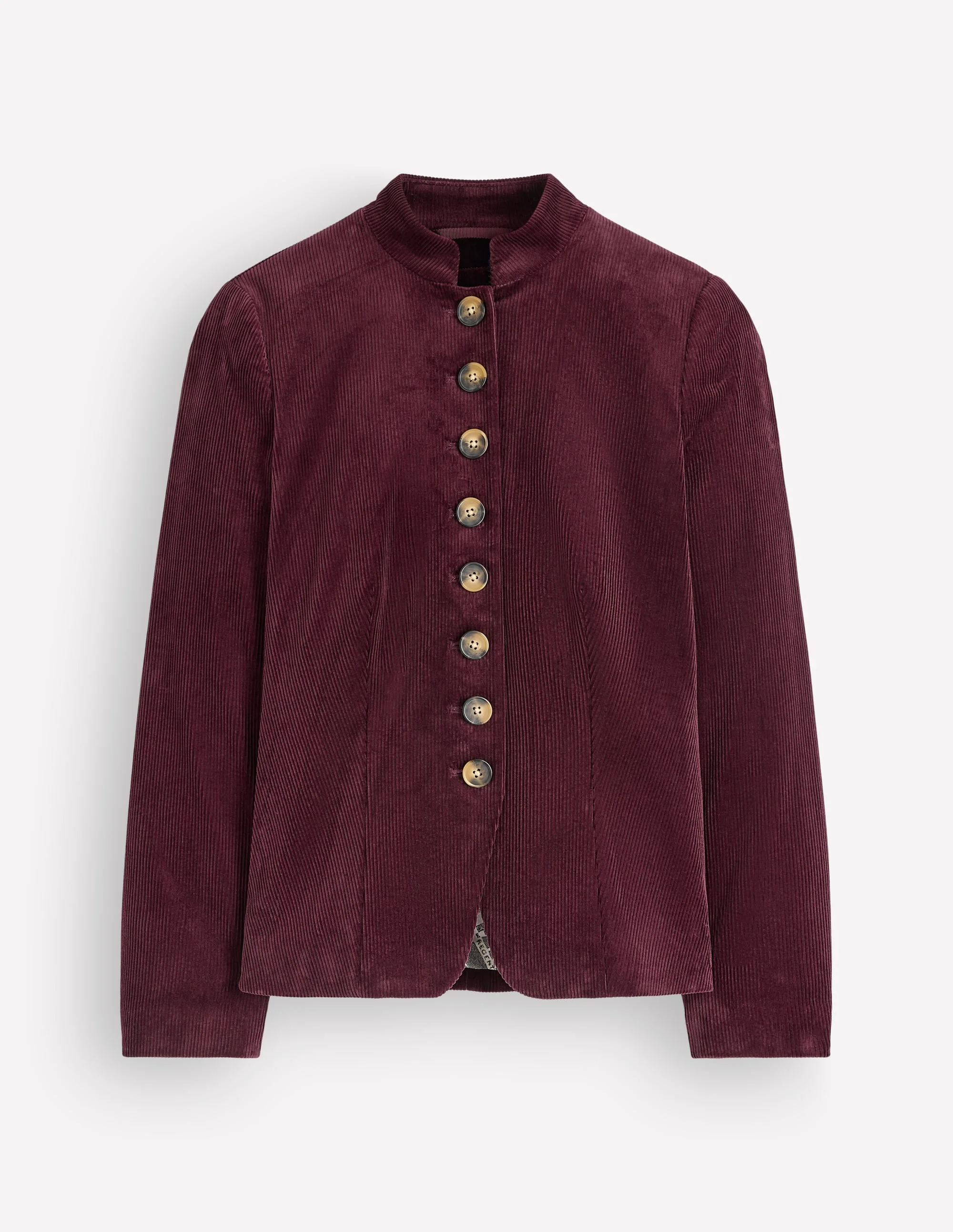 Hereford Military Cord Jacket-Dark Cherry - 1