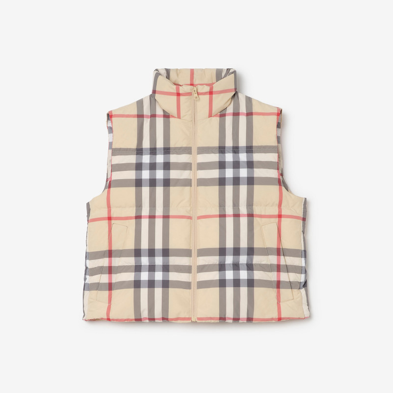 Check Puffer Gilet 1