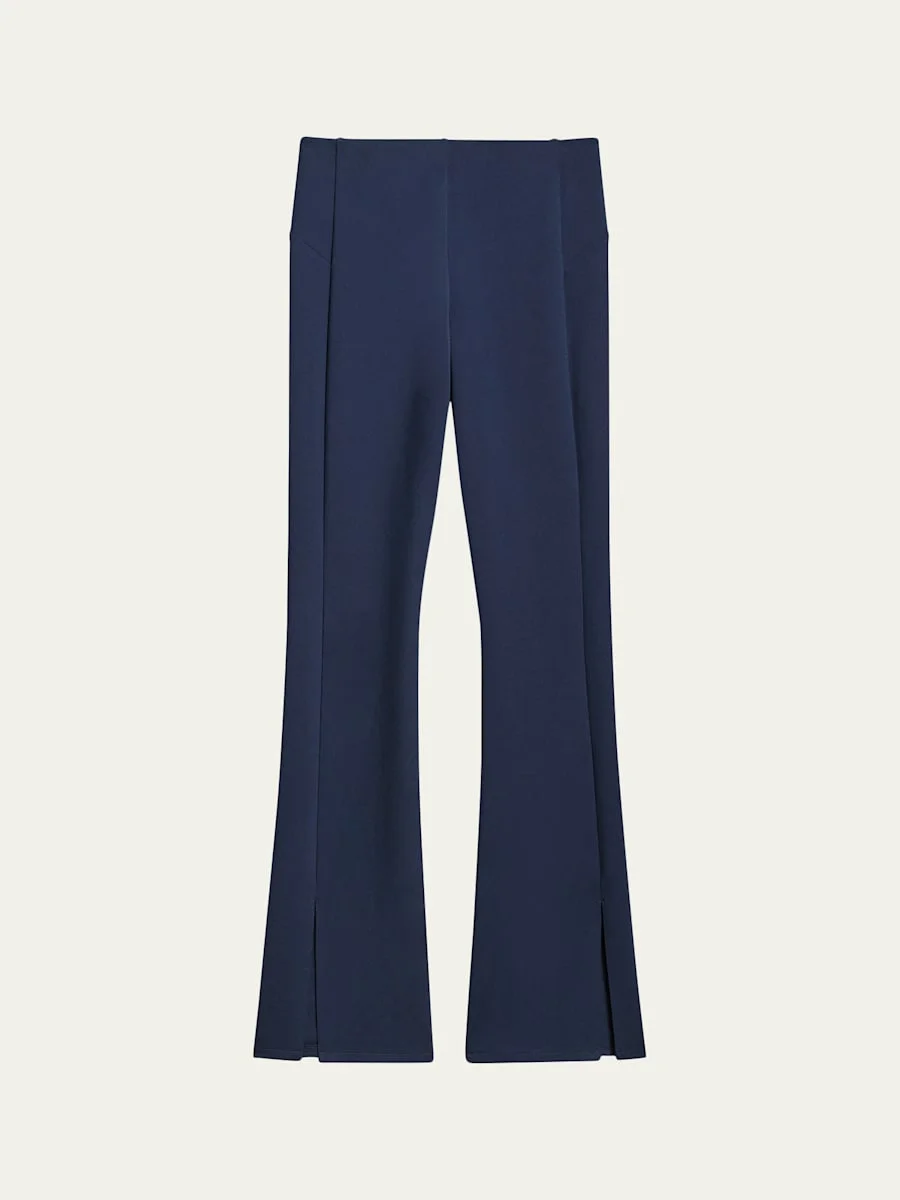 Flare Side-Slit Leggings - 1