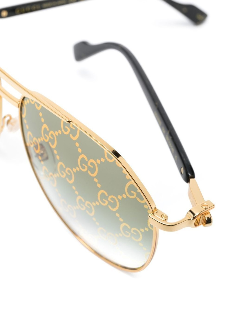 pilot-frame tinted sunglasses 3