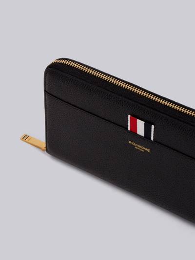 Thom Browne grosgrain-tab leather continental wallet outlook