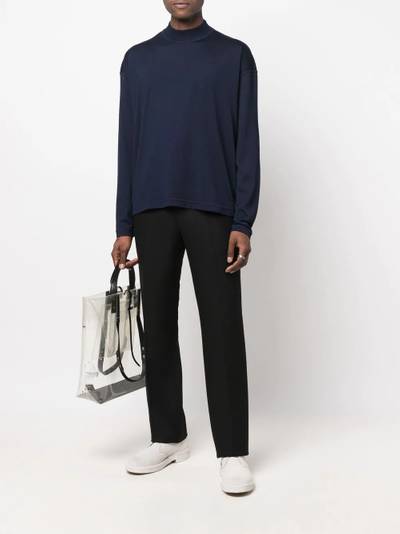 Jil Sander fine-knit mock-neck jumper outlook