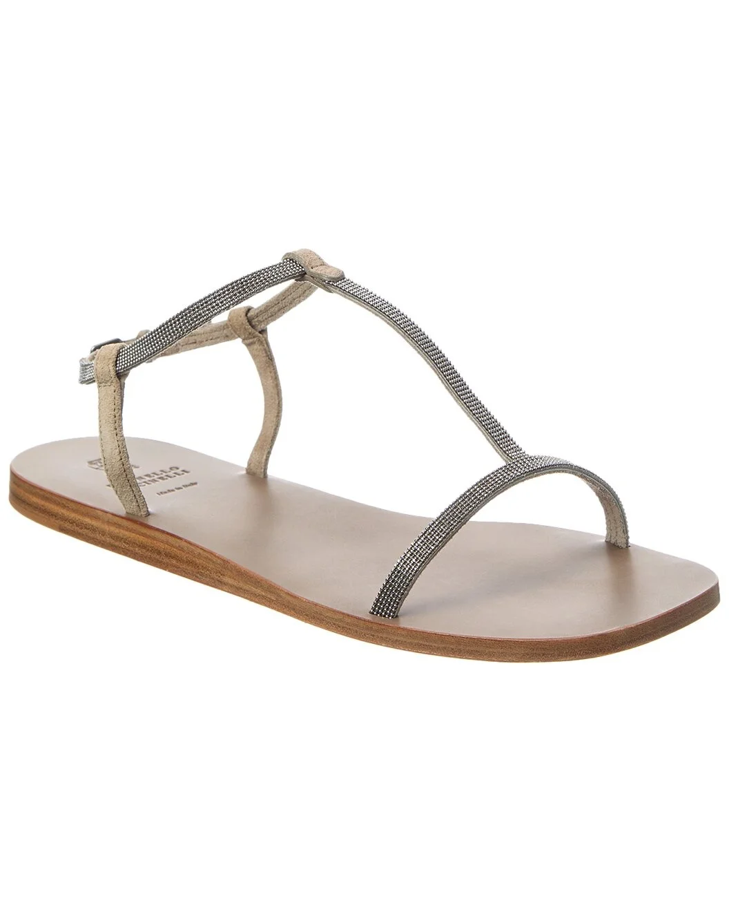 Brunello Cucinelli Suede Sandal - 1