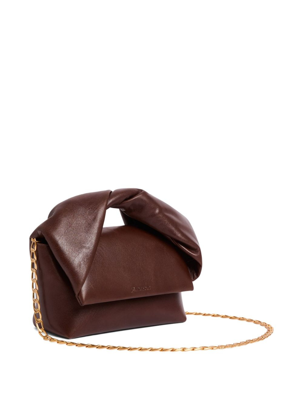 twisted-handle leather tote bag - 3