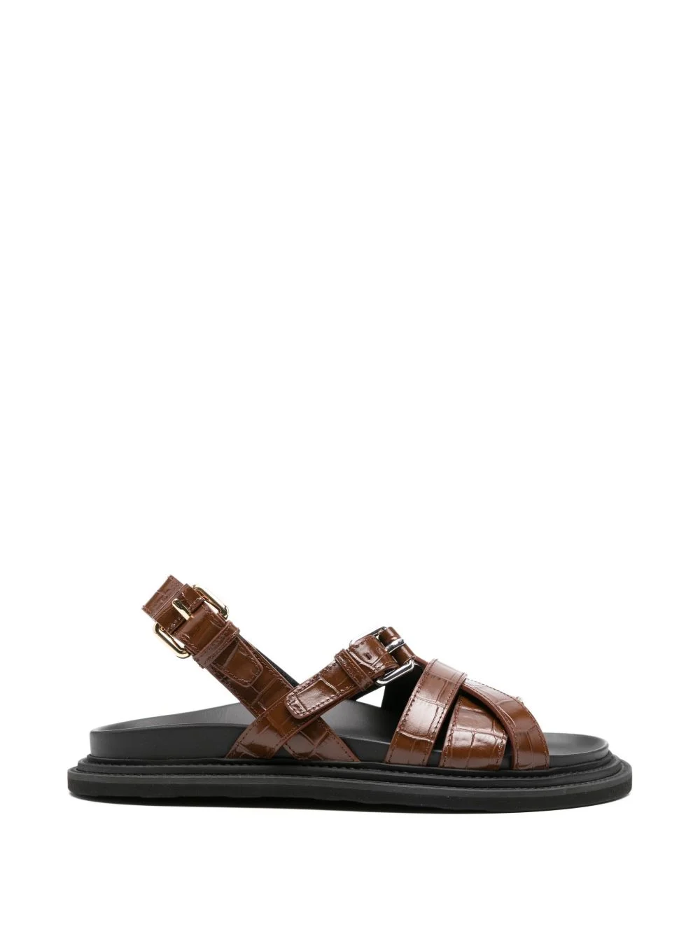 buckled strappy sandals - 1