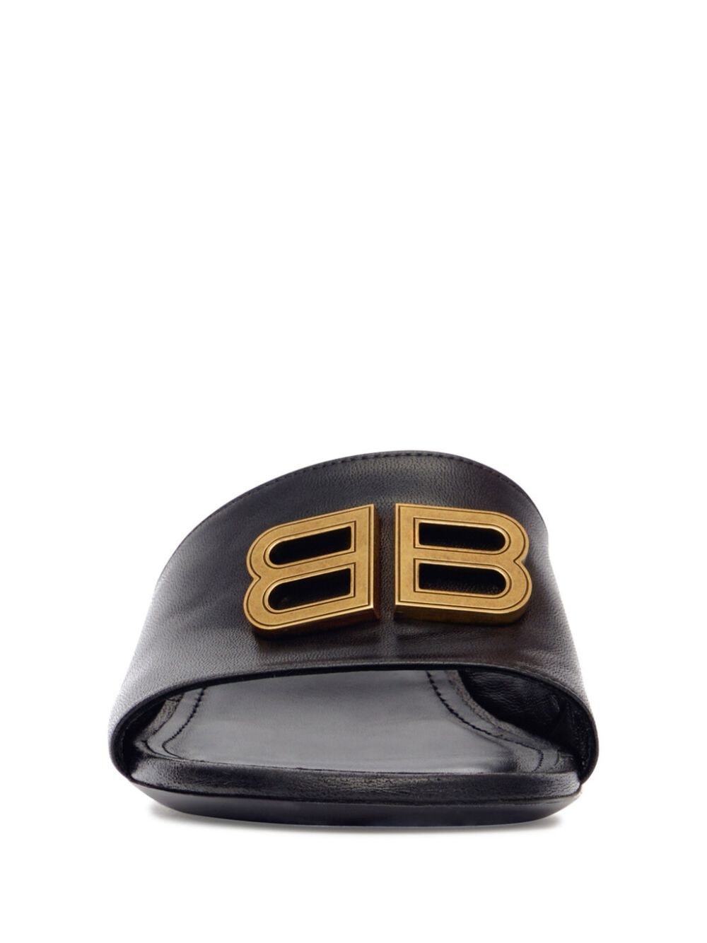Groupie 50mm logo-plaque mules - 3