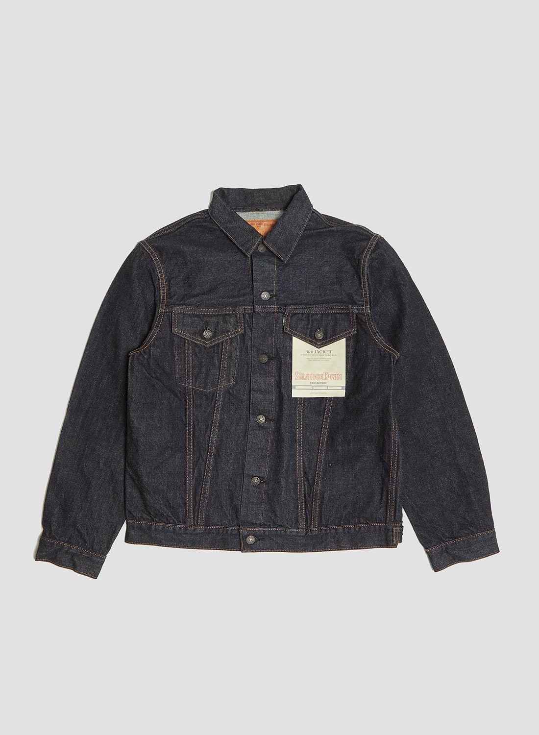 FOB Factory Selvedge Denim 3rd Jacket Indigo - 1