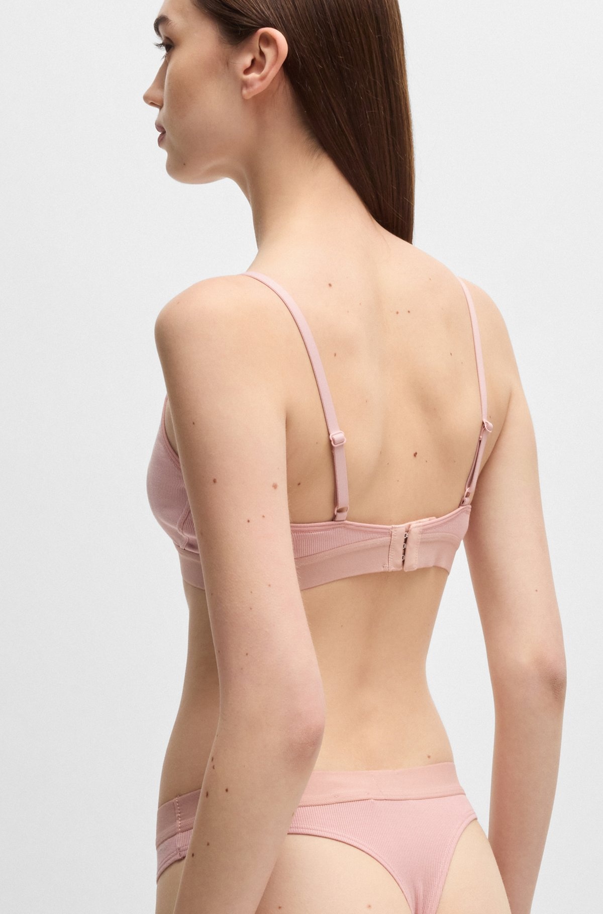 STRETCH-MODAL BRALETTE WITH LOGO WAISTBAND - 5