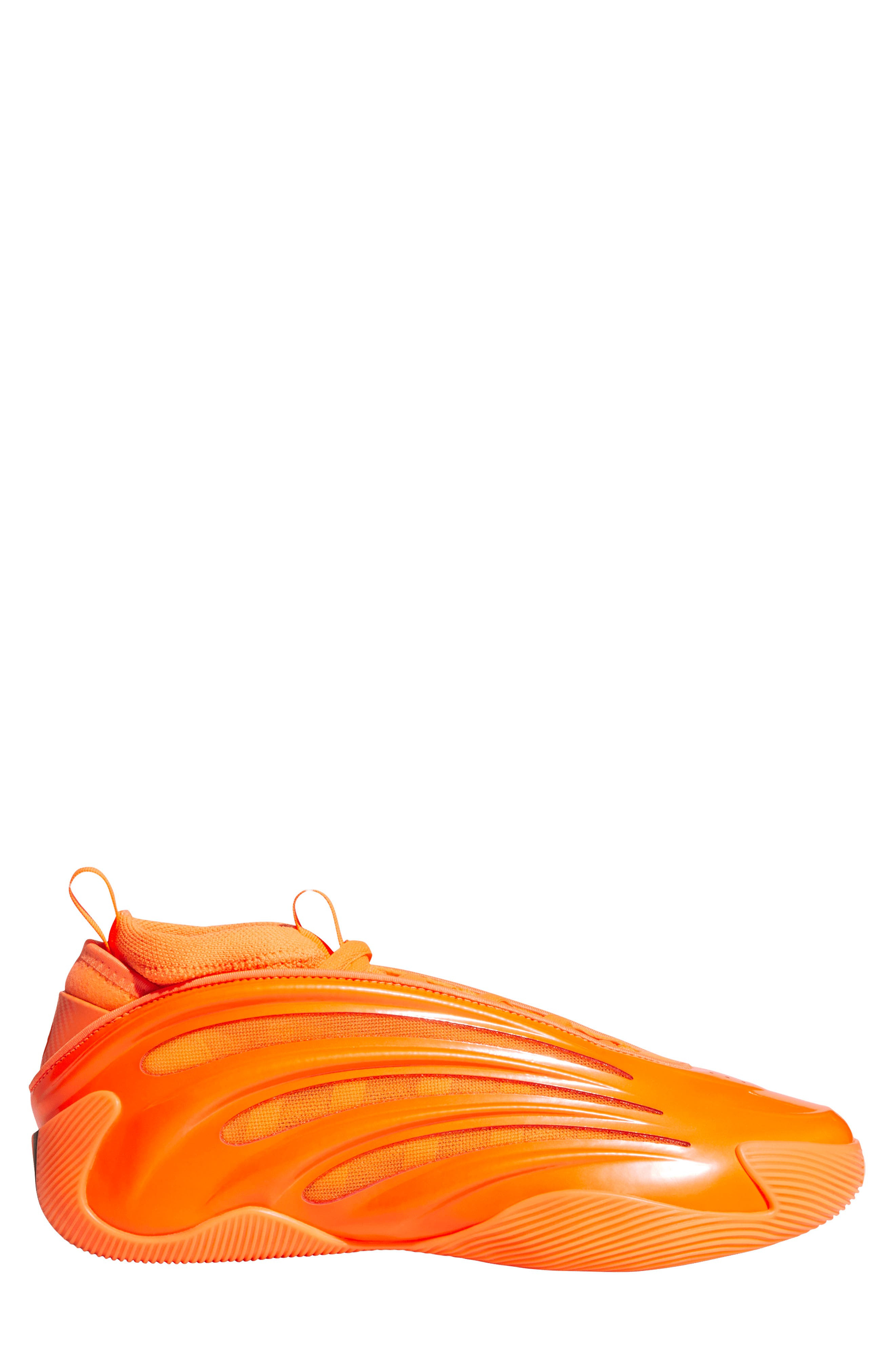 adidas Gender Inclusive Harden Volume 9 Basketball Shoe in Solar Orange/Black/Purple at Nordstrom - 3