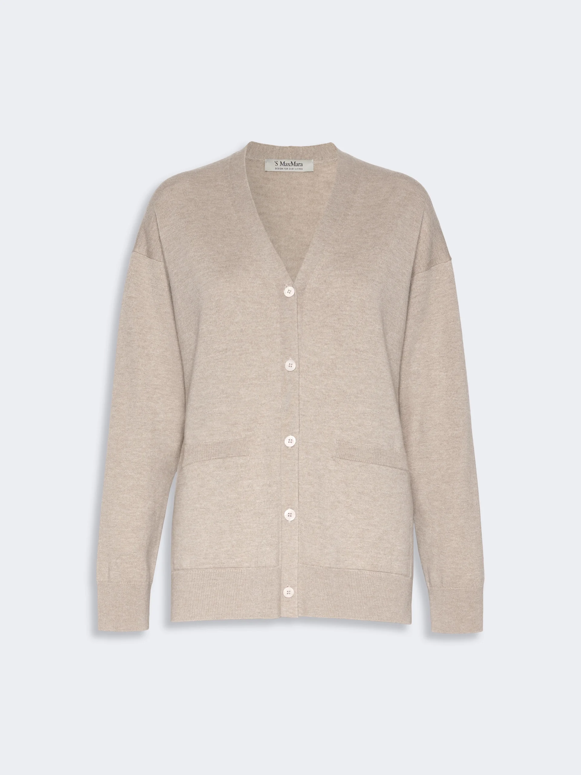 BAIA Wool yarn cardigan - BEIGE - 1
