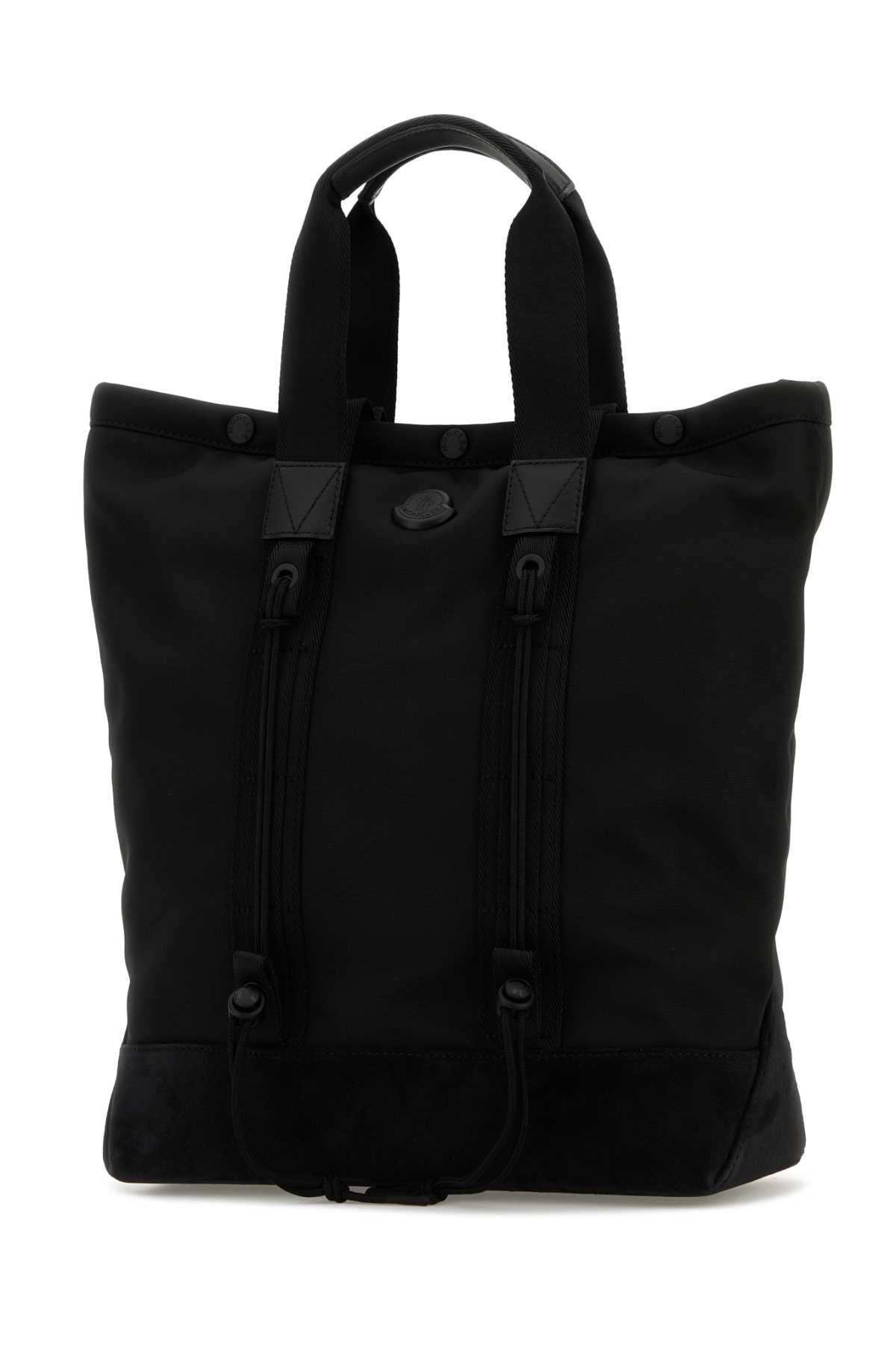 Moncler Men Black Canvas Shopping Bag - 2