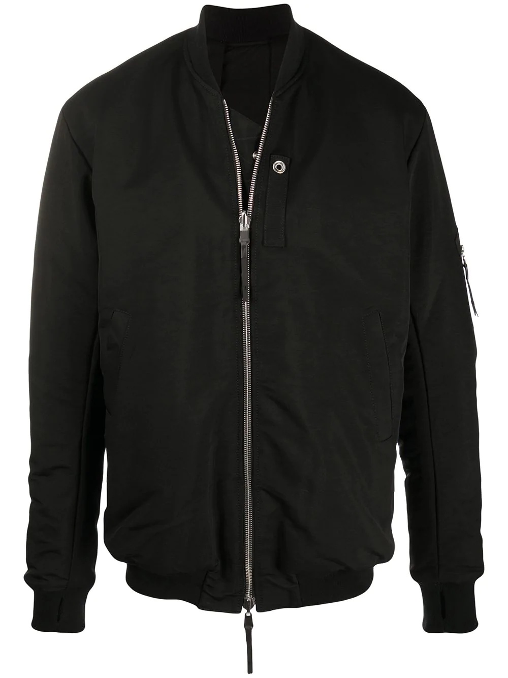 front-zip bomber jacket - 1