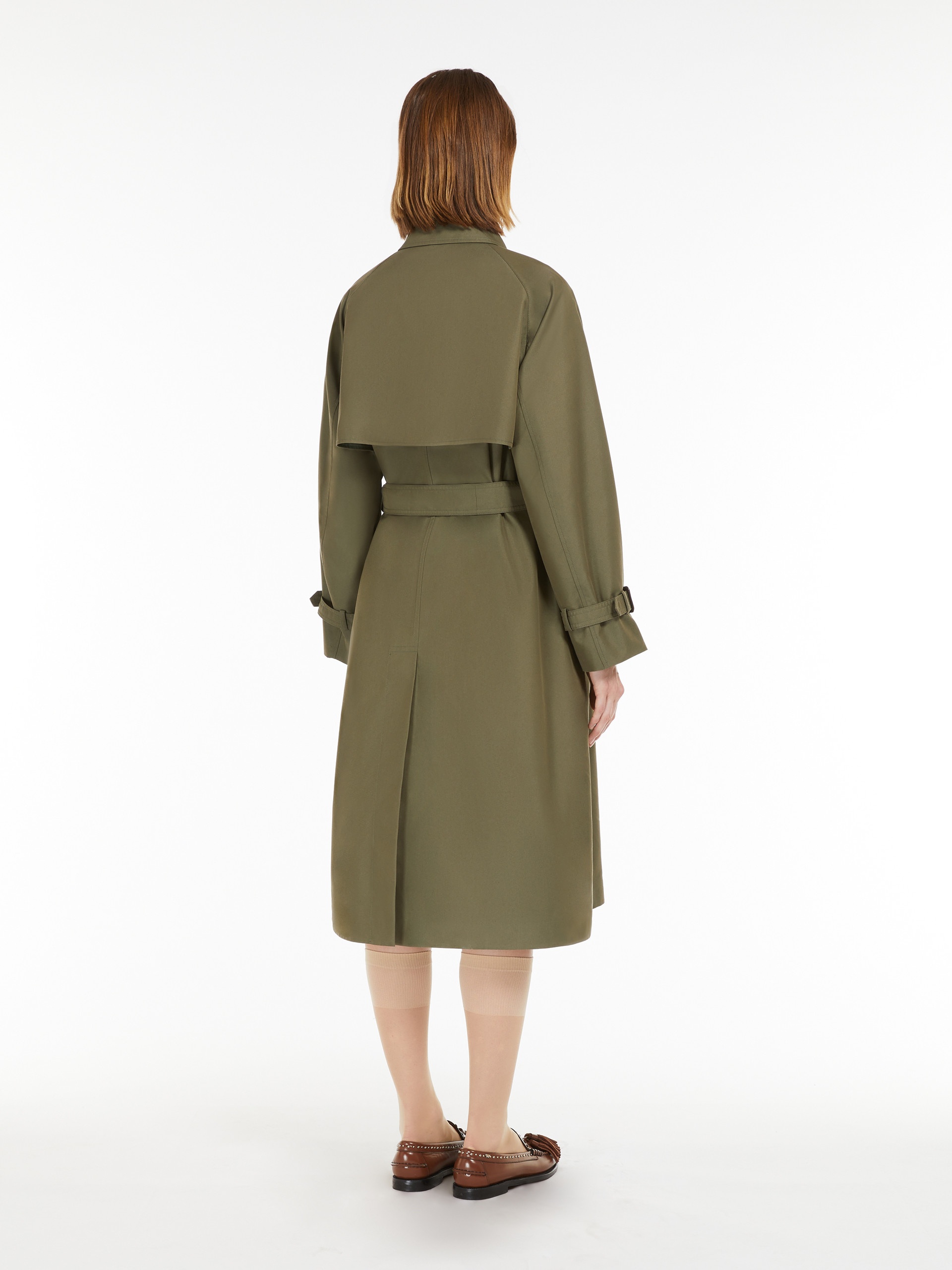 CANASTA Reversible trench coat in water-repellent gabardine - 4