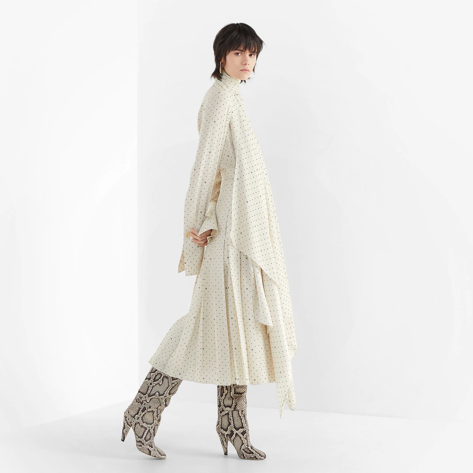 White silk skirt - 4
