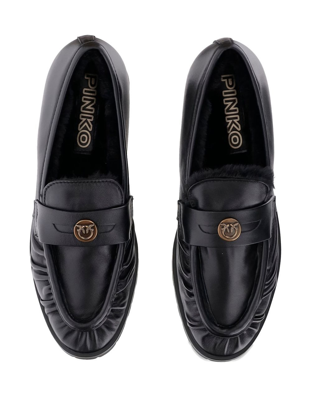 nappa leather loafers - 4