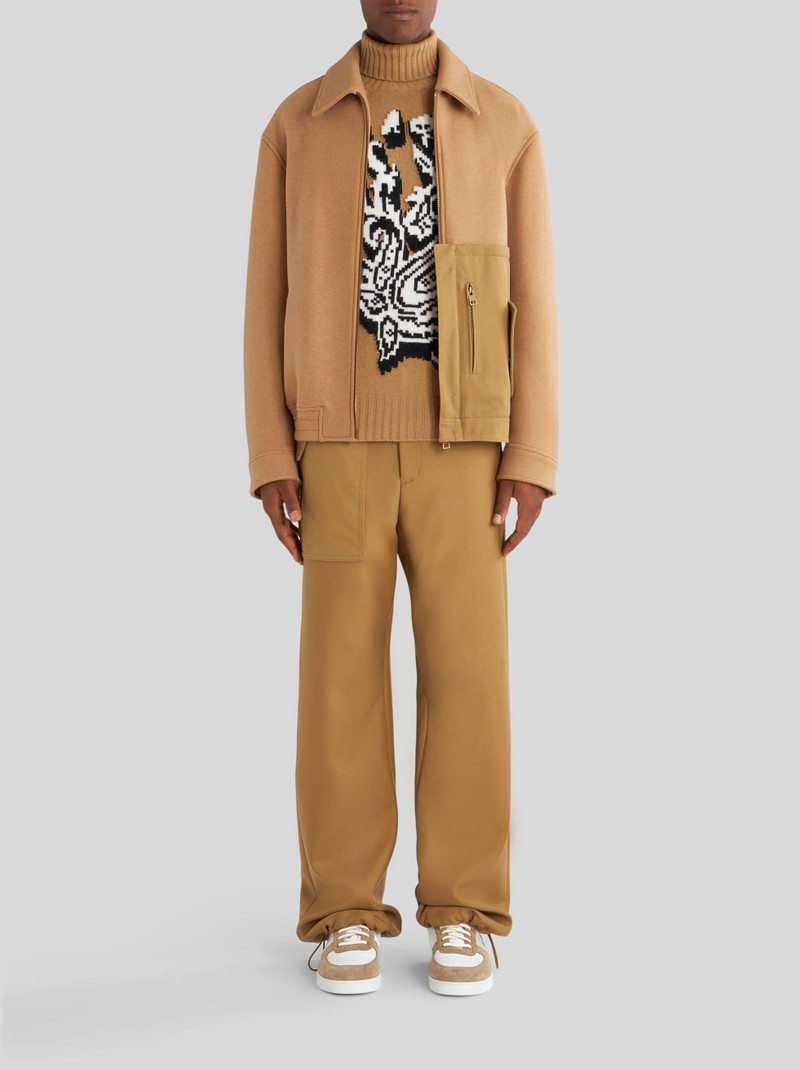 Etro HIGH NECK JACQUARD INTARSIA SWEATER outlook