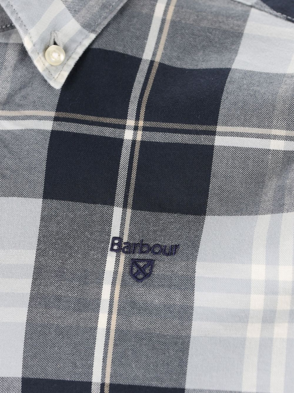 checked embroidered shirt - 4