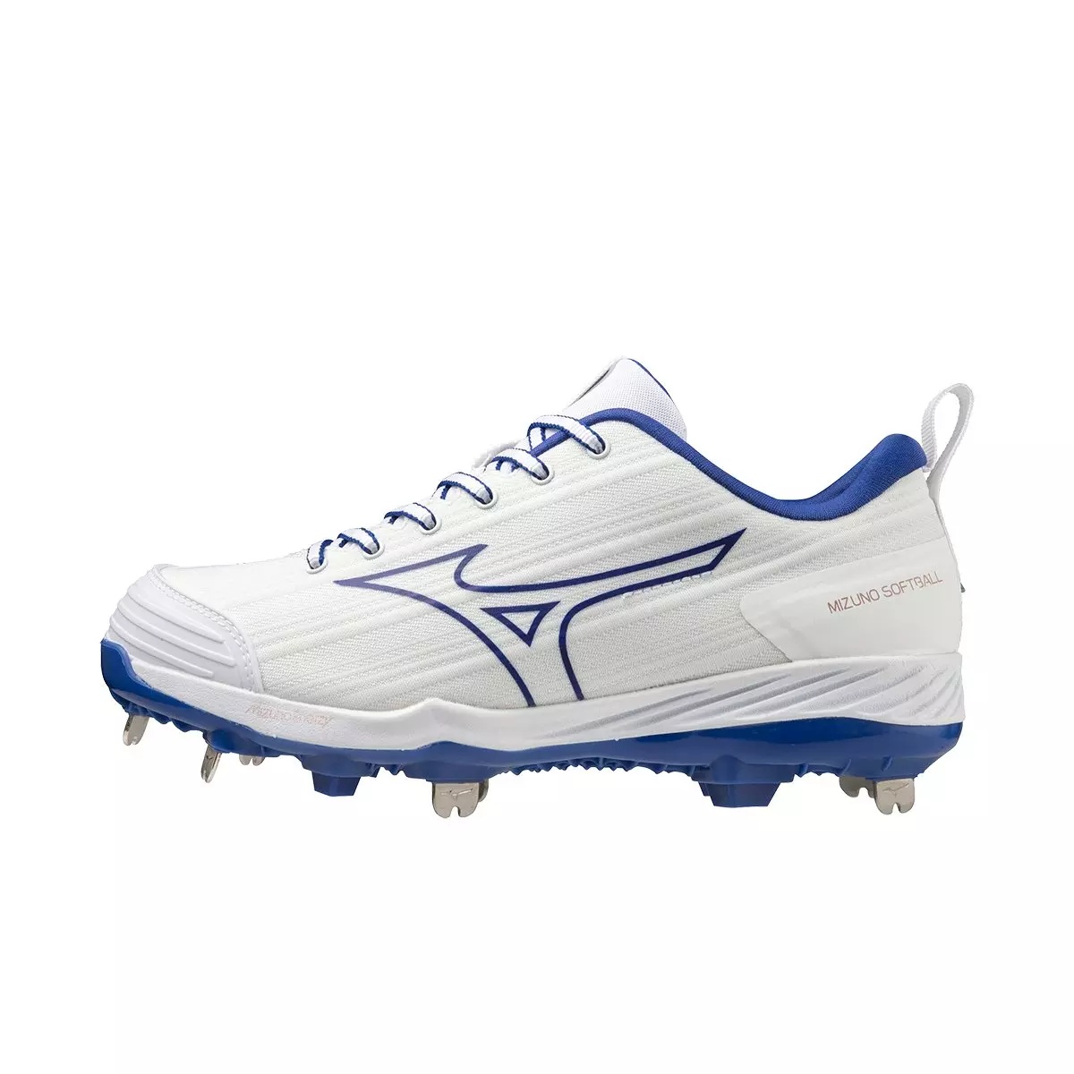 Sweep 6 "White/Royal" Women's Softball Cleat - 2