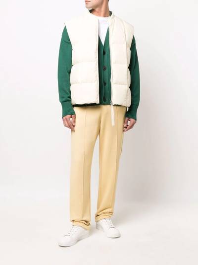 Jil Sander padded down vest outlook