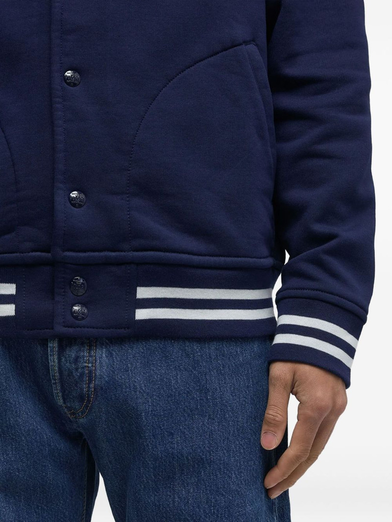 button striped-detail jacket 5
