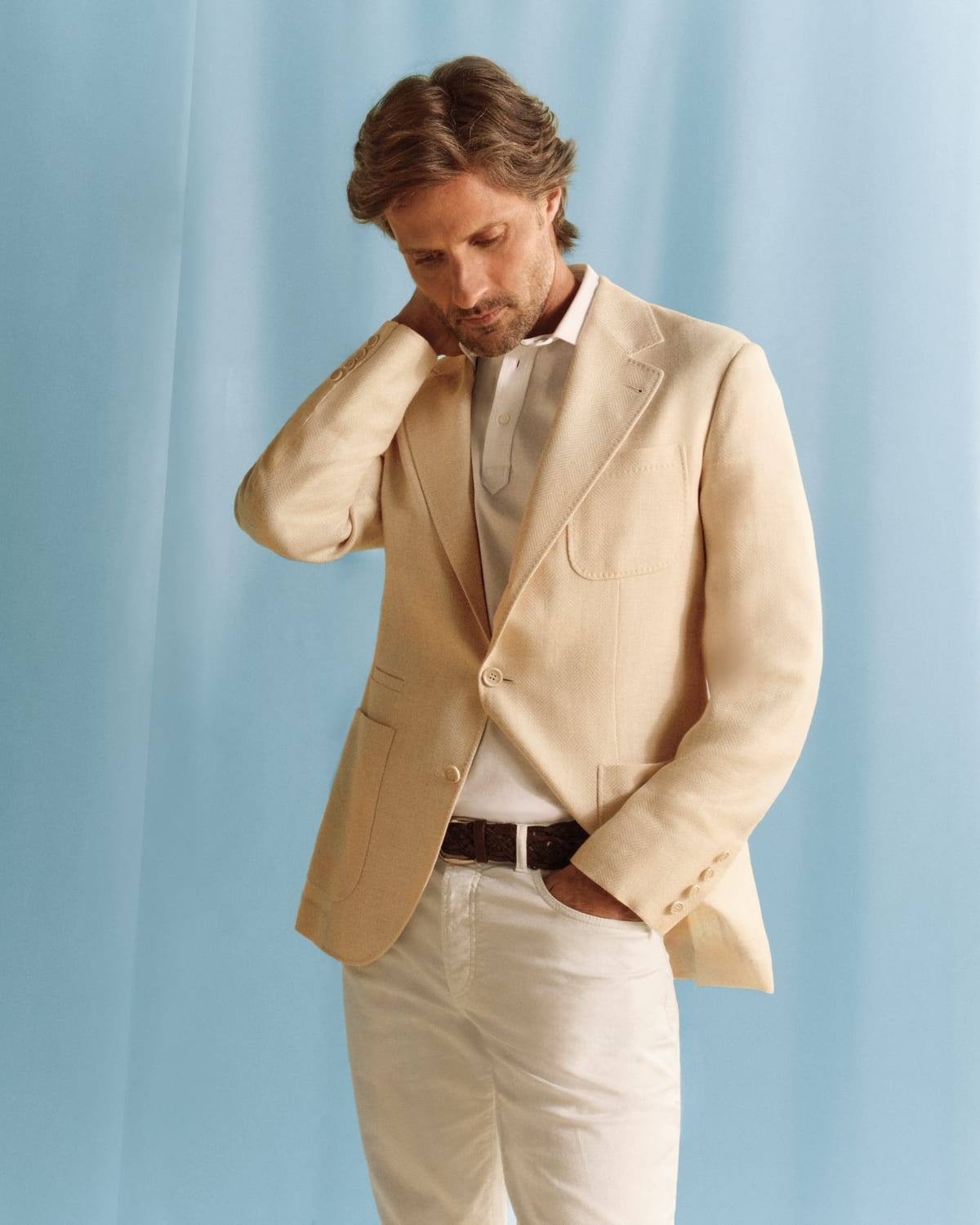 Men's Resca Textured Solid Sport Coat - 6