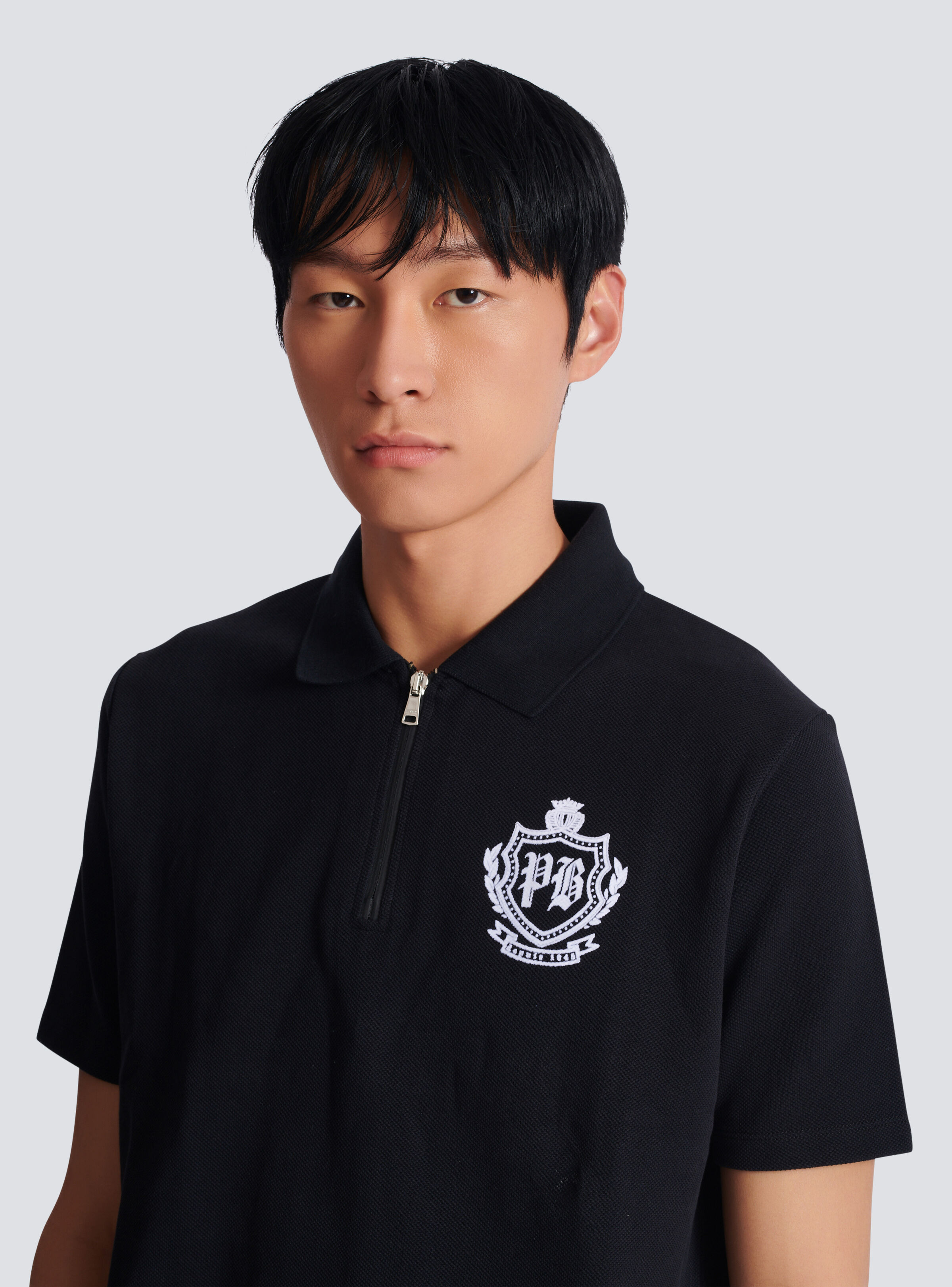 Short-sleeved College Emblem polo - 7