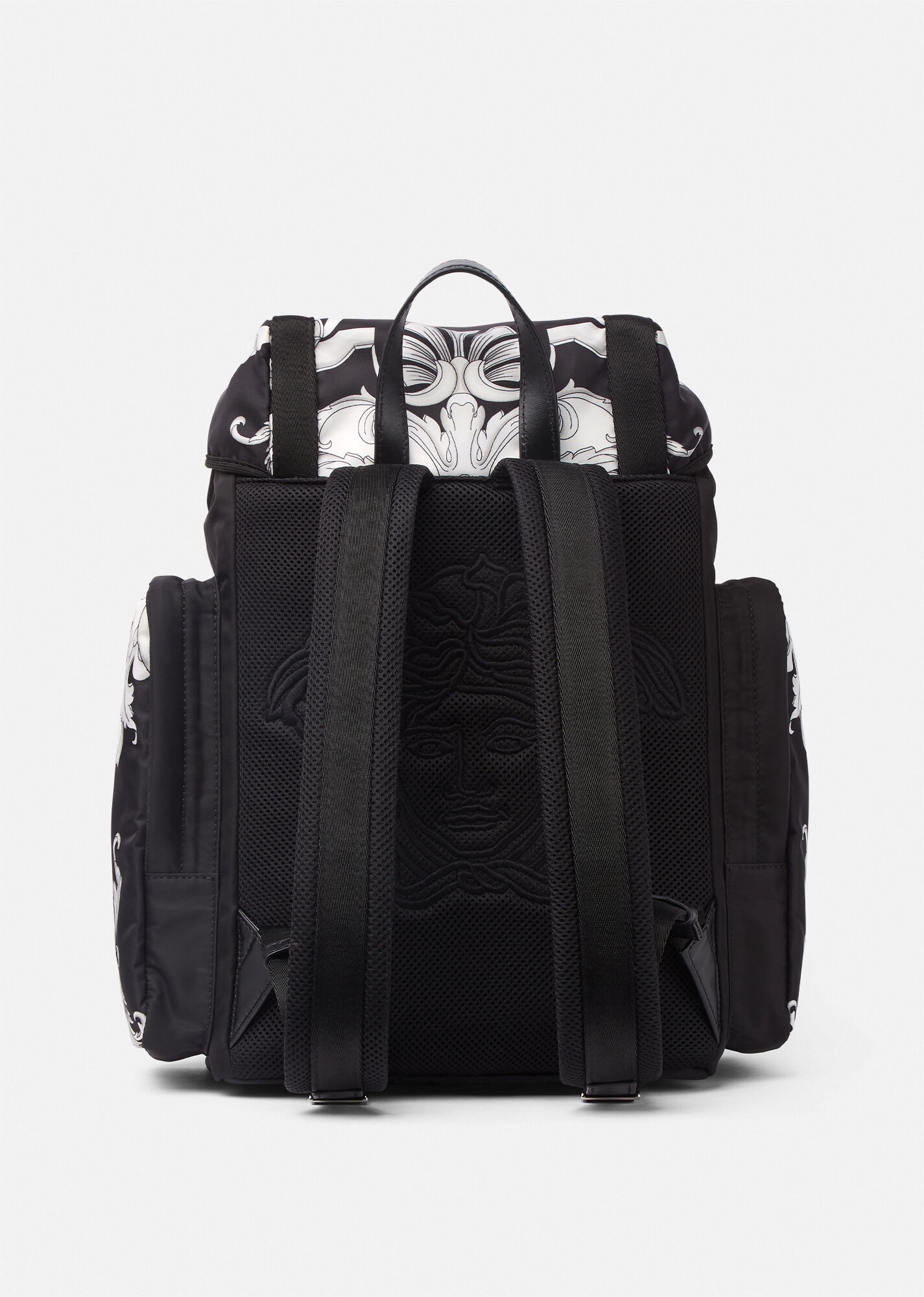La Medusa Silver Baroque Backpack - 3