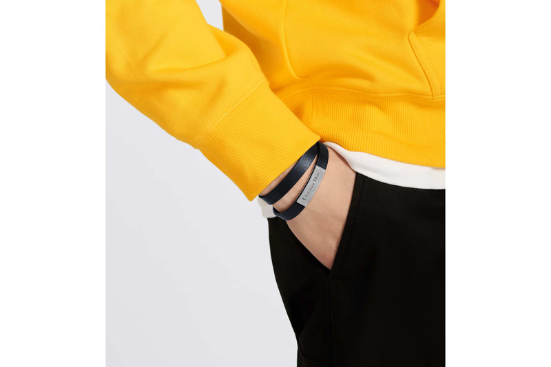 Christian Dior Couture Leather Double Bracelet 4