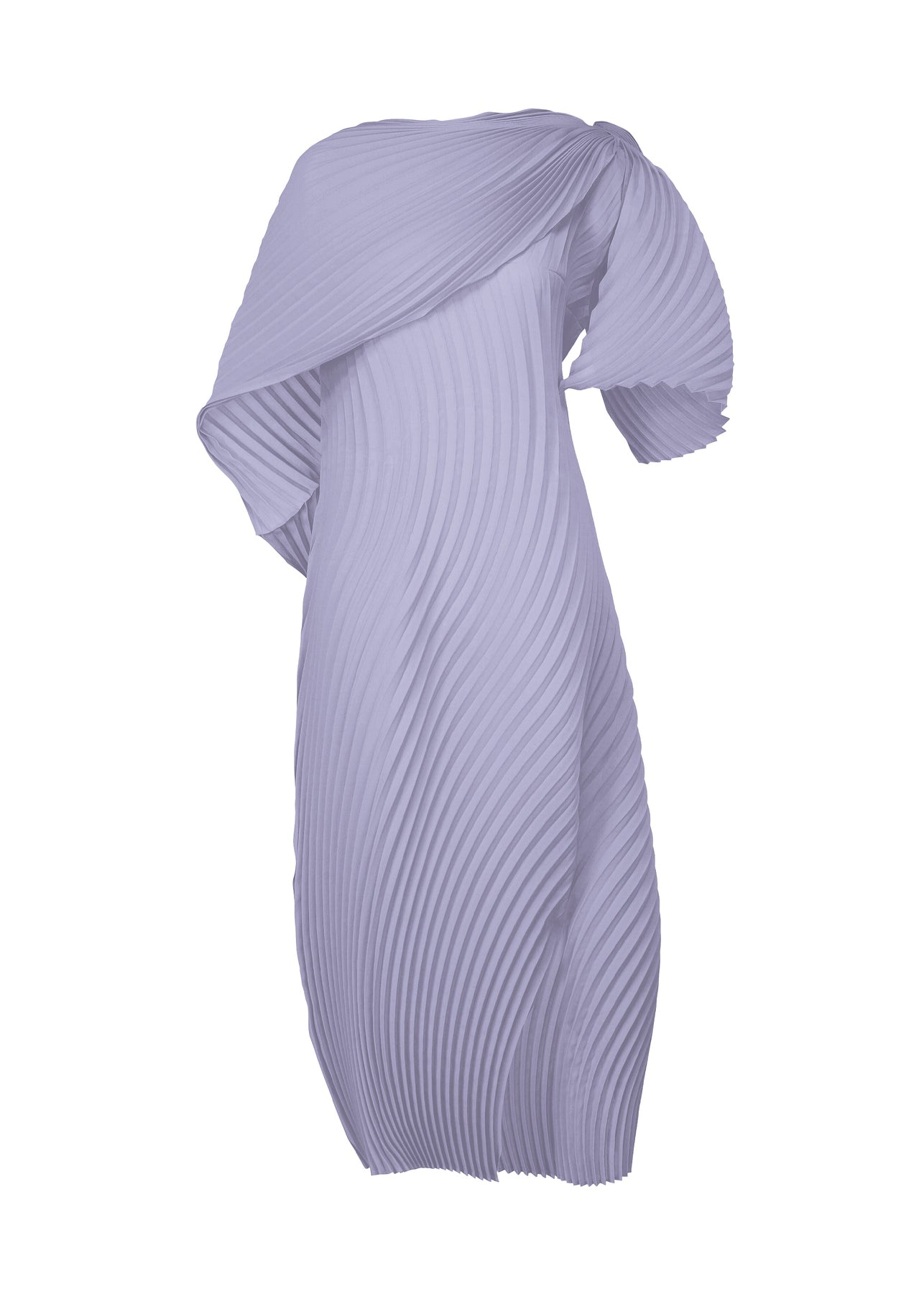 WRAPPED PLEATS DRESS - 1