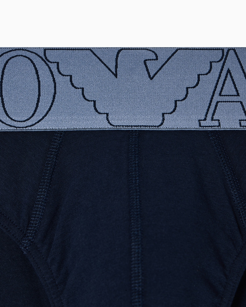 EMPORIO ARMANI ASV MEGALOGO ORGANIC-JERSEY BRIEFS outlook