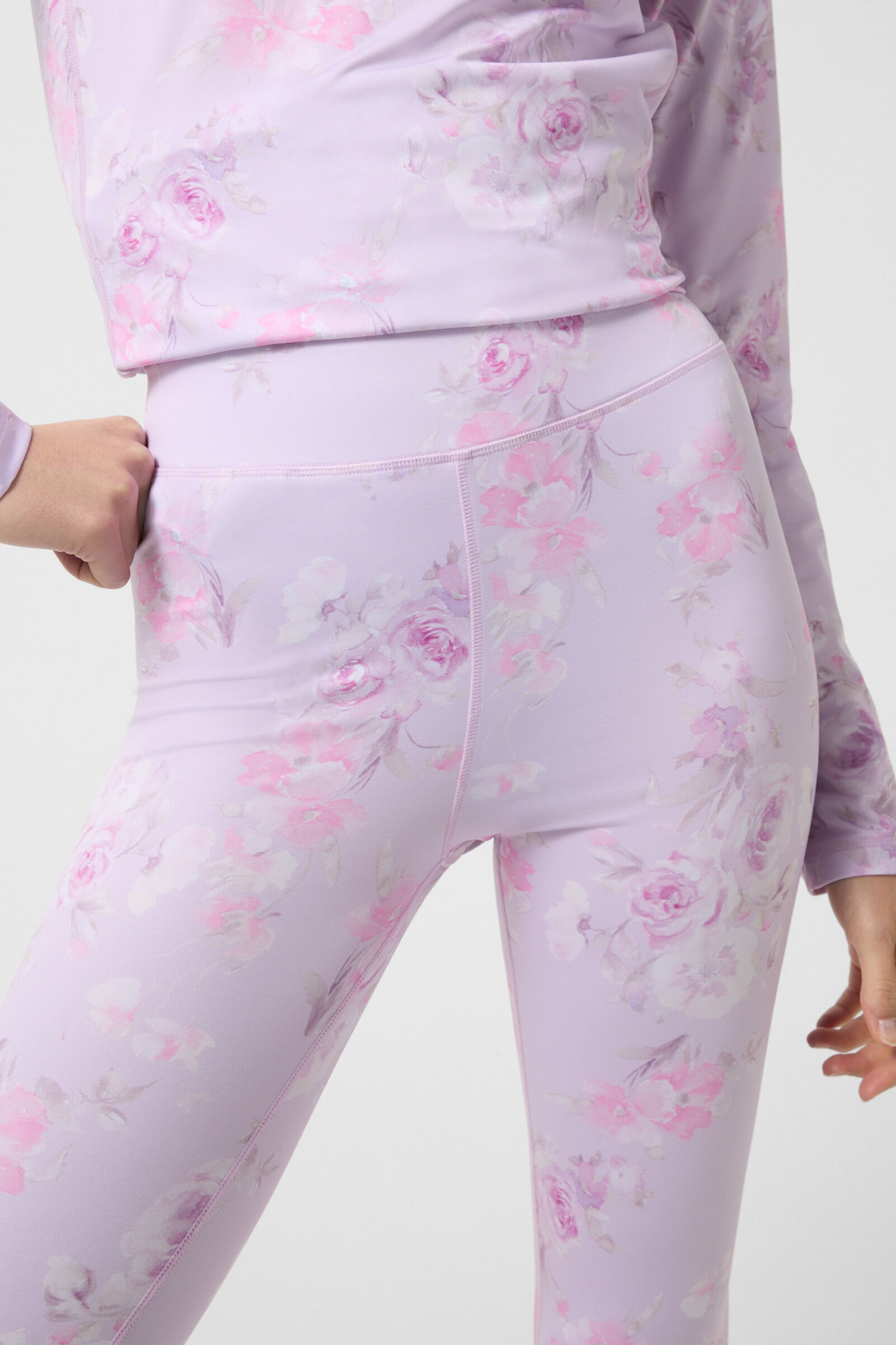 Love Tights in Lilac/Pink - 4