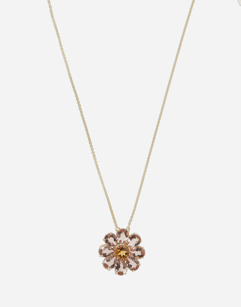 Dolce & Gabbana Spring Pendant 18-carat yellow and red gold and morganites outlook