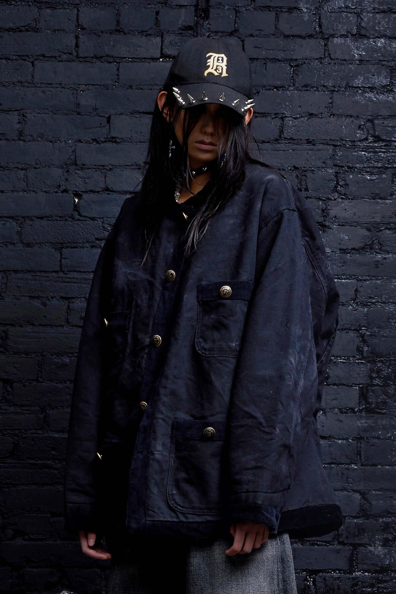 CORD TRIMMED CHORE JACKET - 1