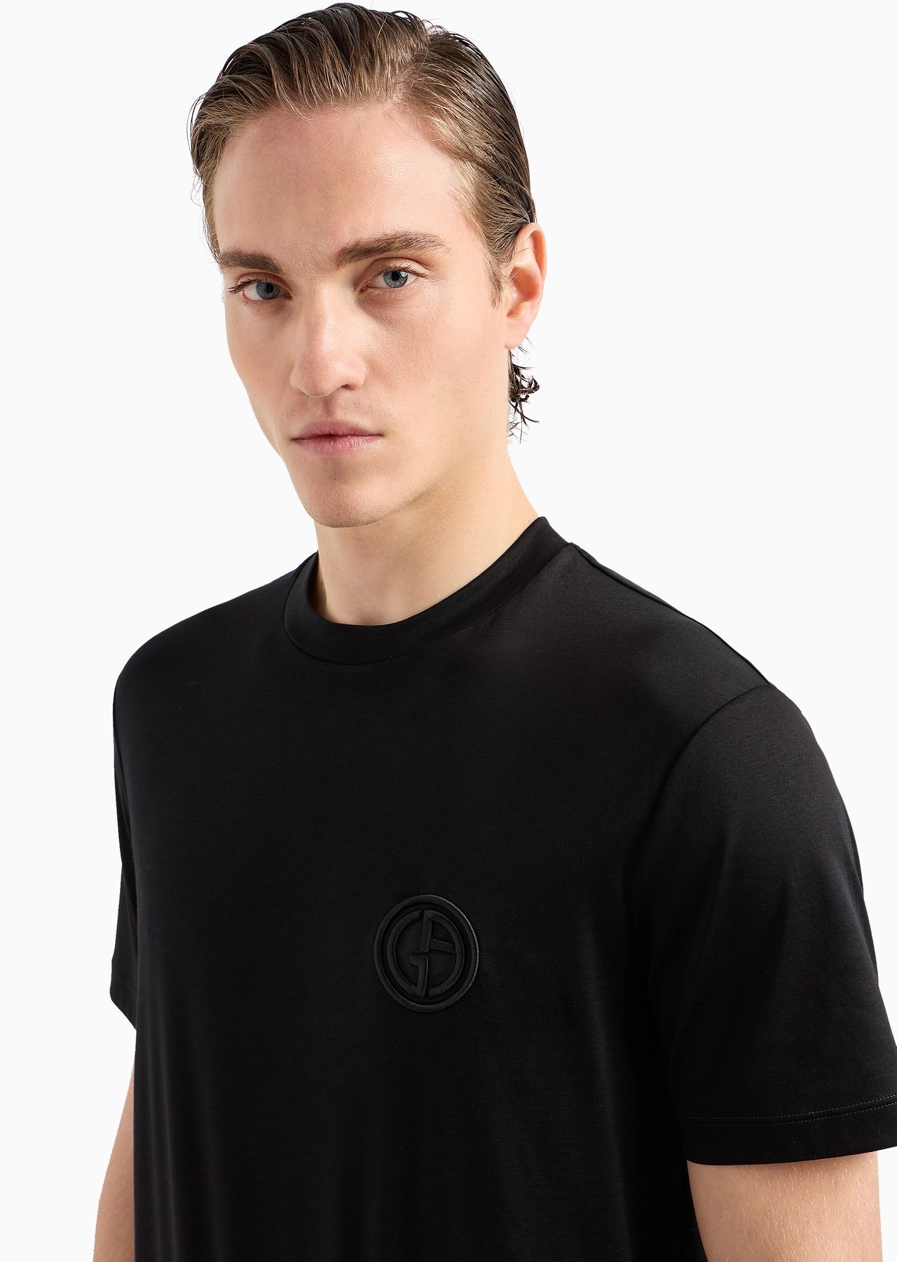 Pure cotton interlock crew-neck T-shirt - 5