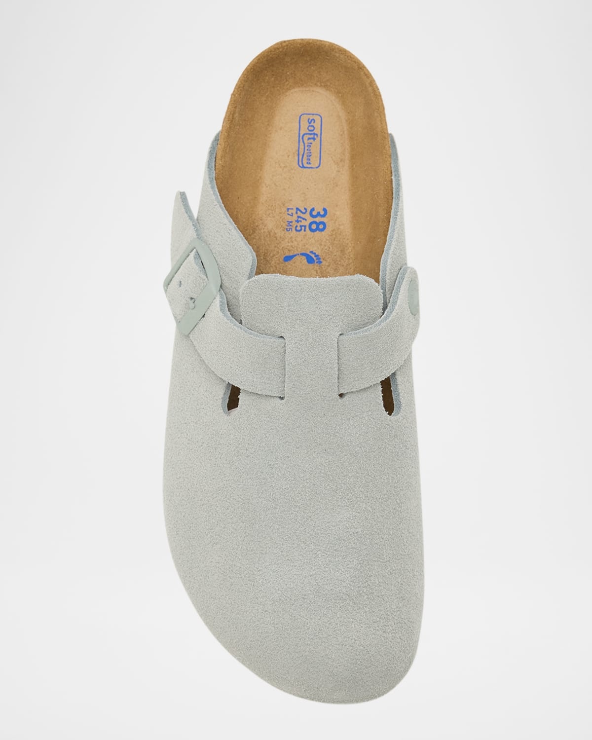 Boston Soft Footbed Suede Mule Clogs - 3