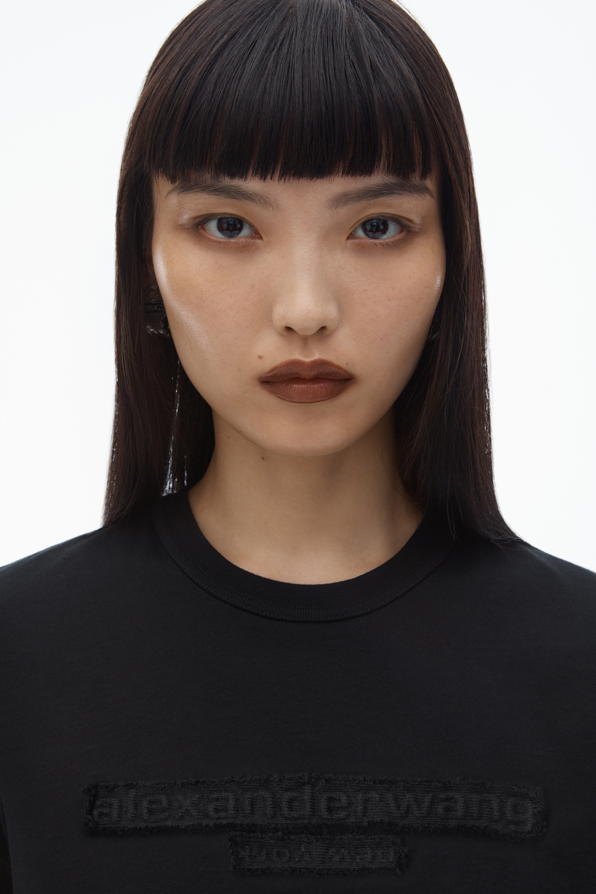 Distressed Logo Shrunken Tee in Cotton Jersey - 5