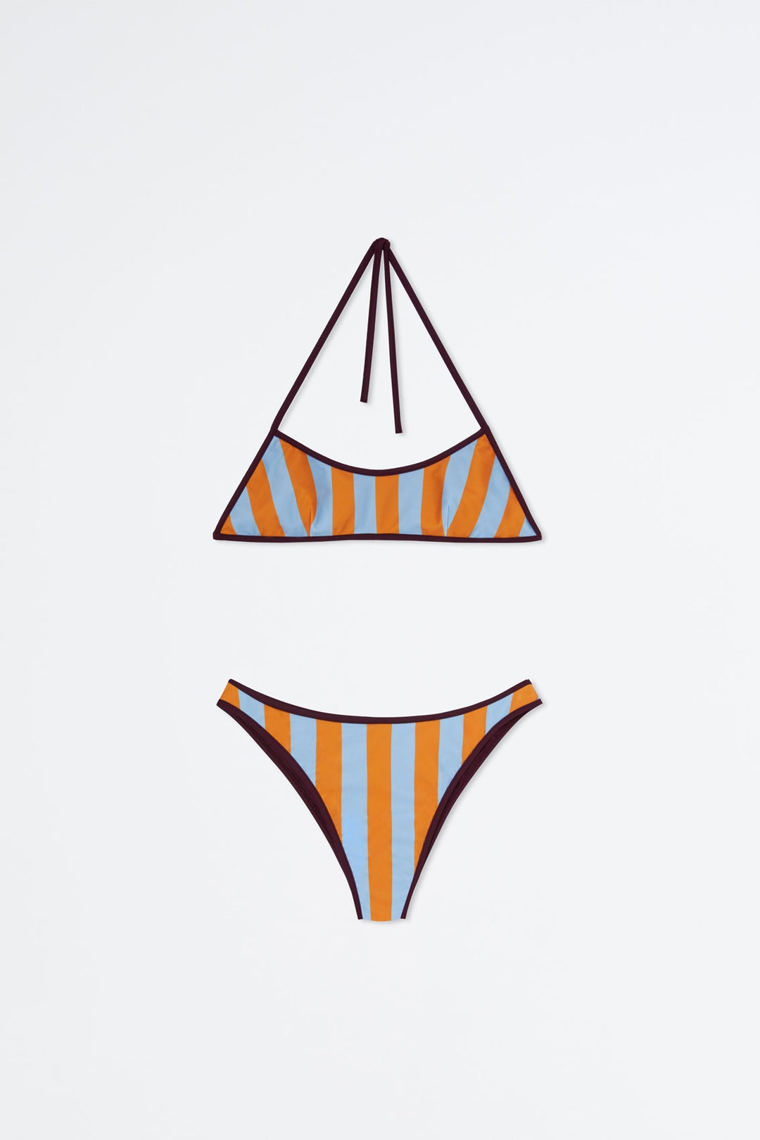 BURGUNDY REVERSIBLE BIKINI - 1