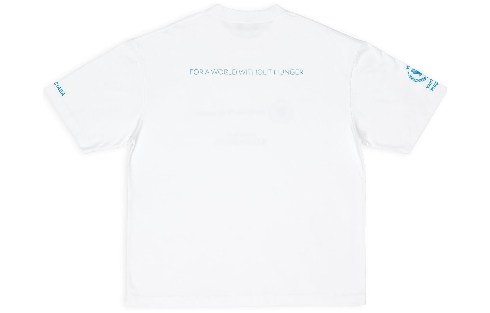 Balenciaga x WFP T-Shirt Medium Fit 'White' 612966TMVL29086 - 2