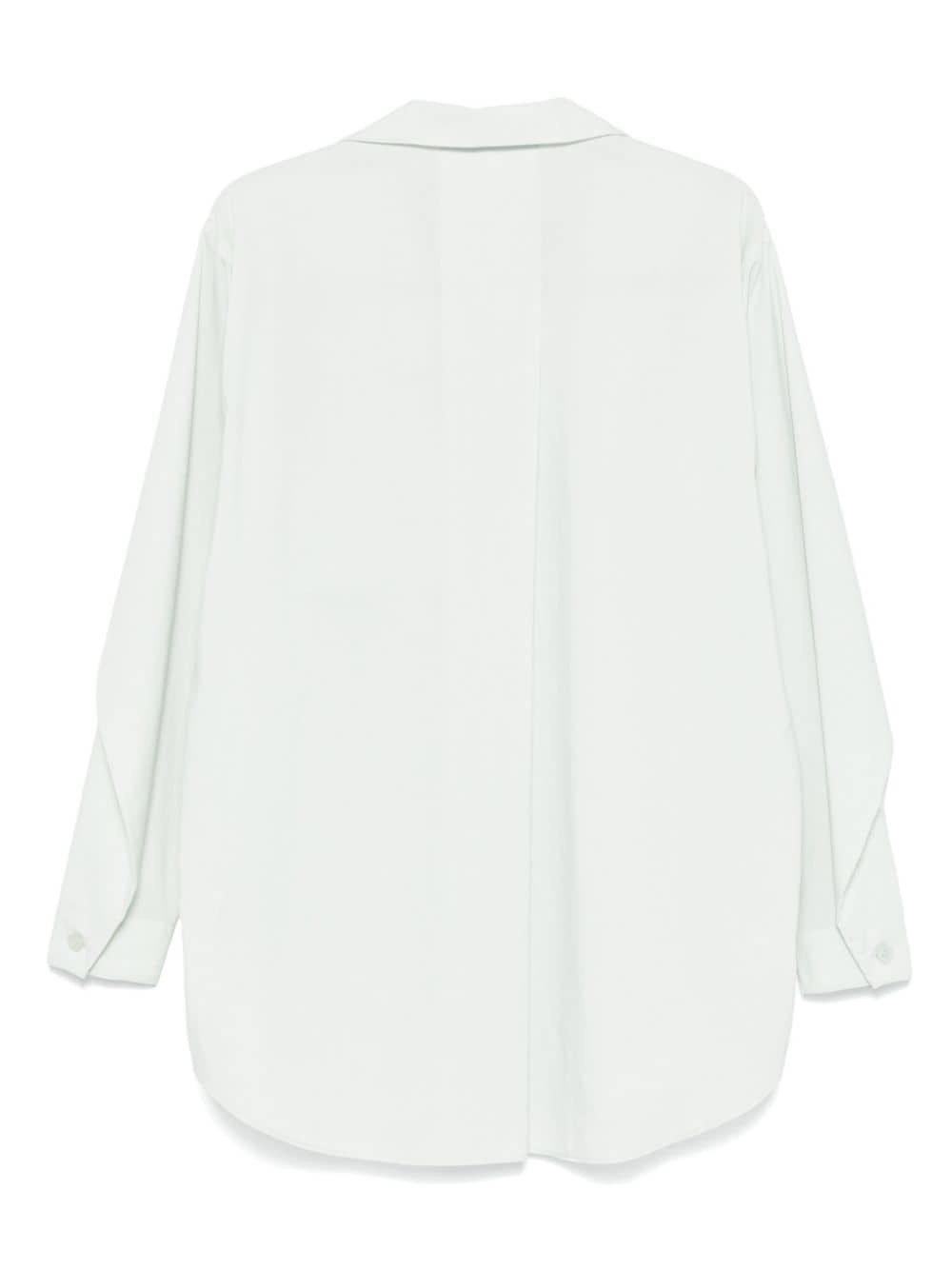 overlapping-panel shirt - 2