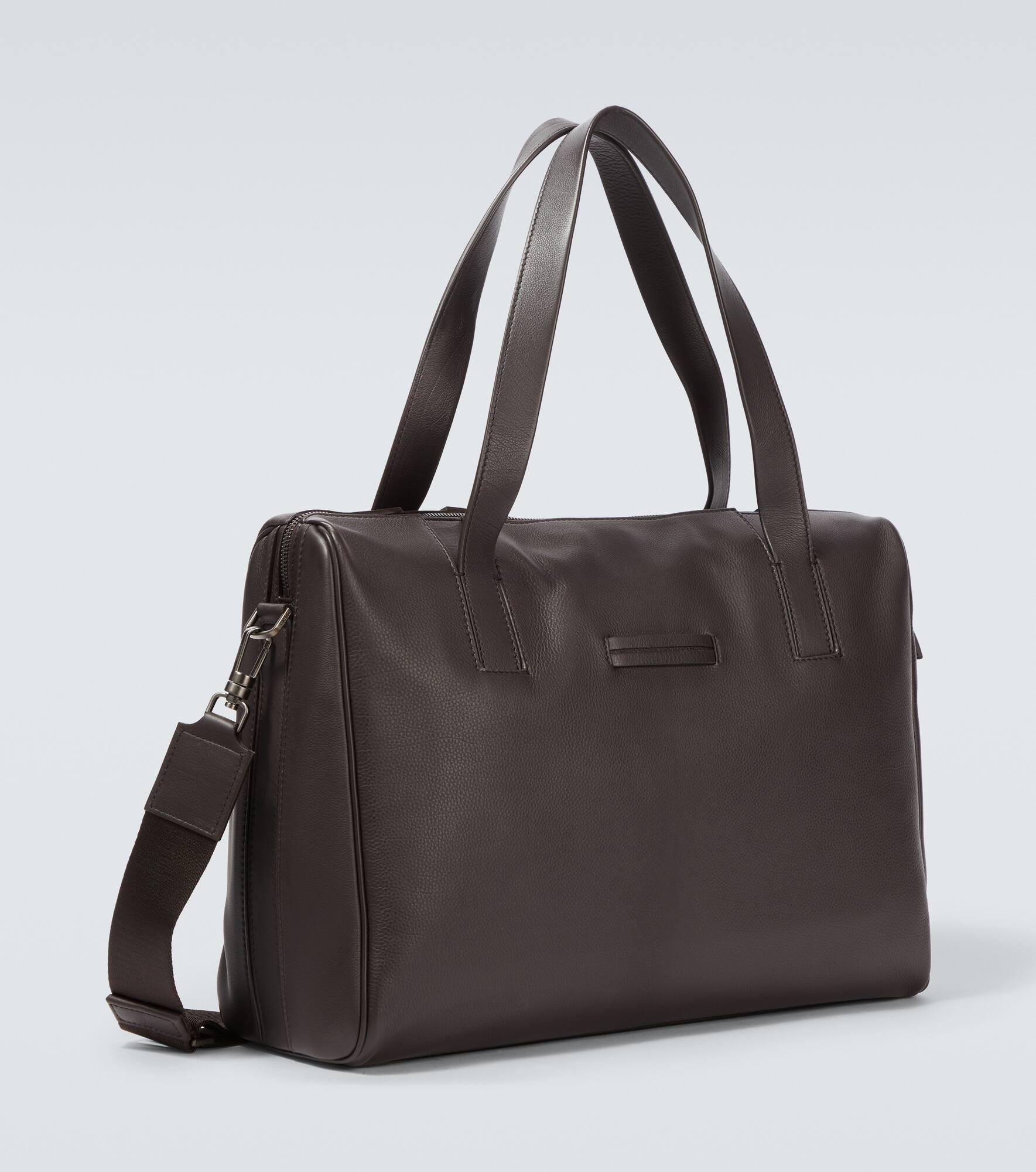Leather briefcase - 5