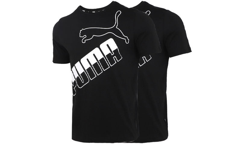 PUMA Big Logo T-Shirt 'Black' 845572-01 - 6