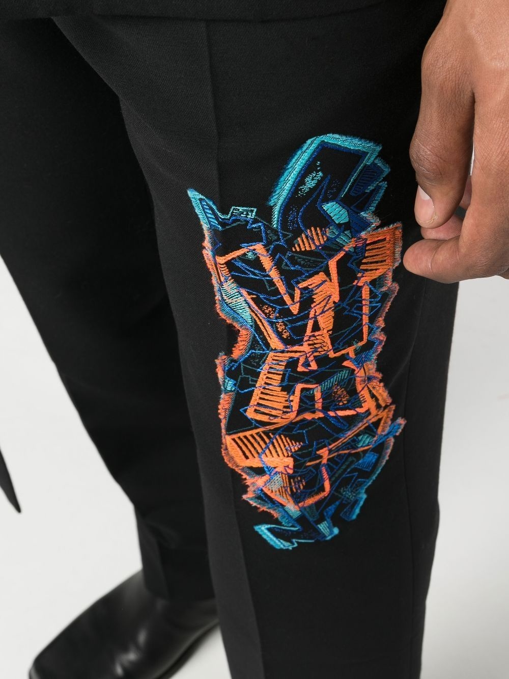 GRAF COUPE' SLIM-CUT TROUSERS - 2