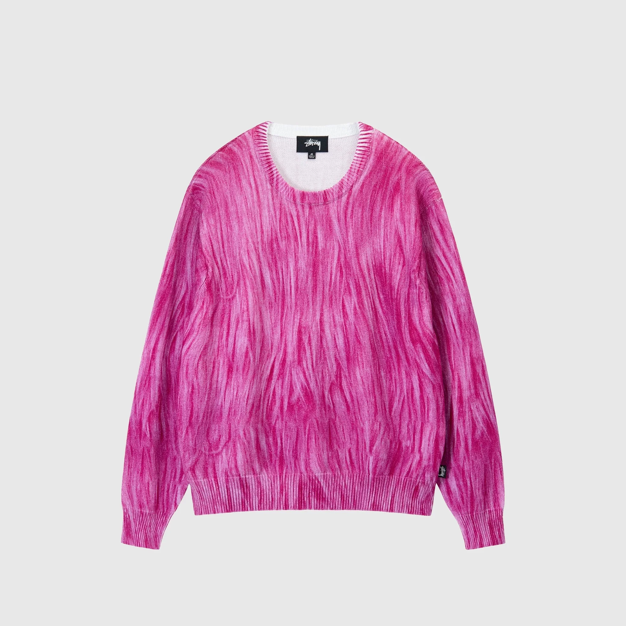 PRINTED FUR SWEATER - 1