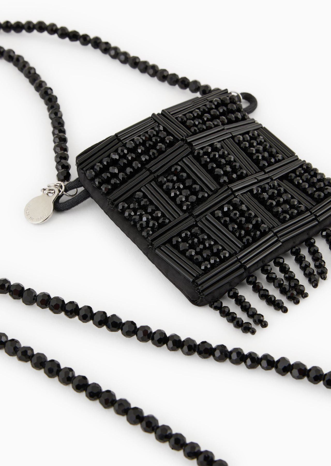 Necklace with micro-bag pendant - 2