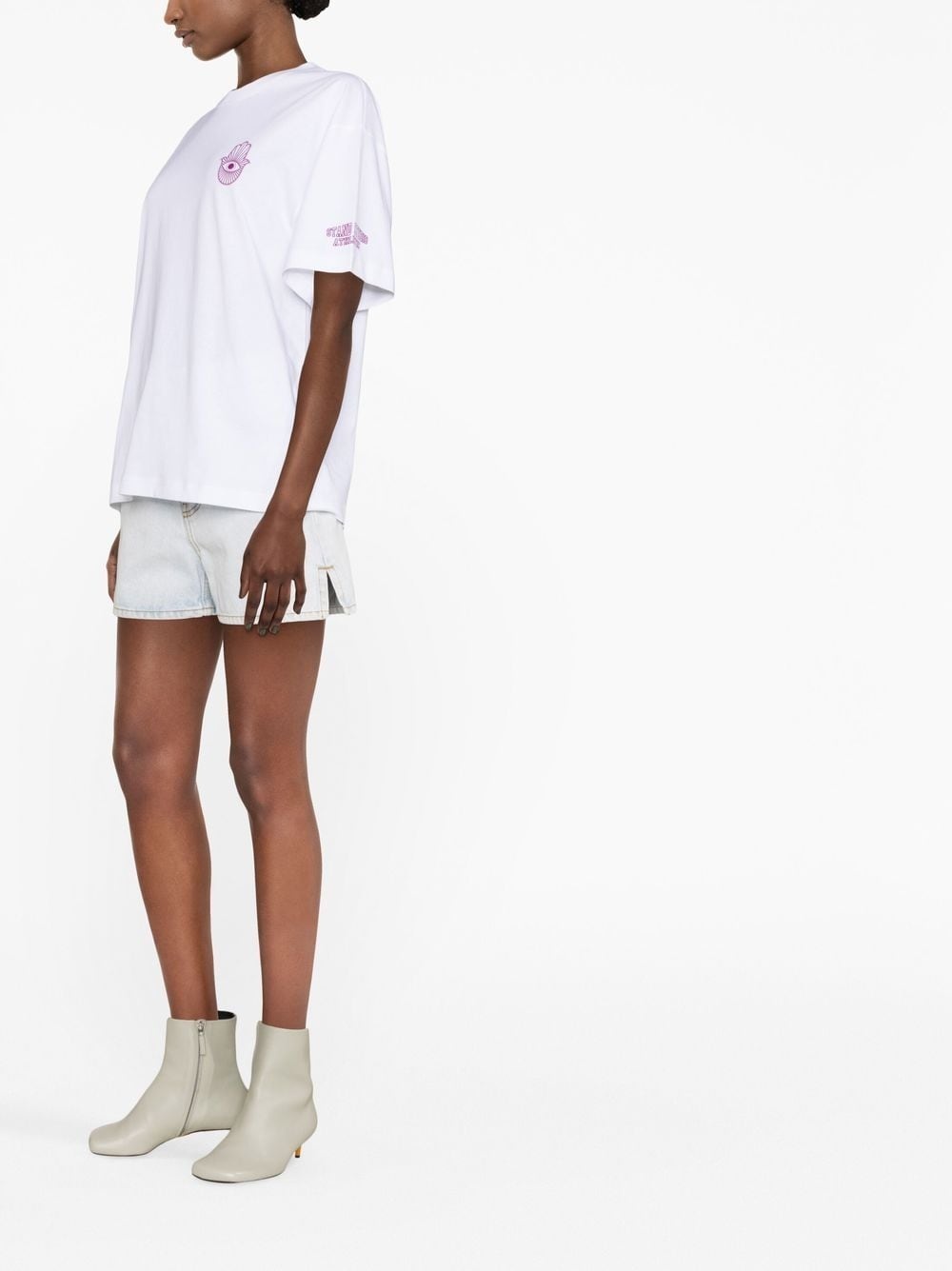 motif-print short-sleeve T-shirt - 3