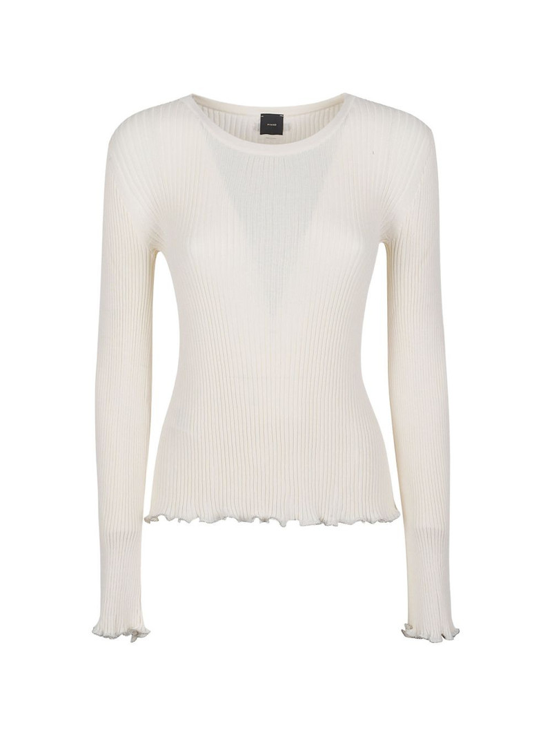 ruffled knitted top 1