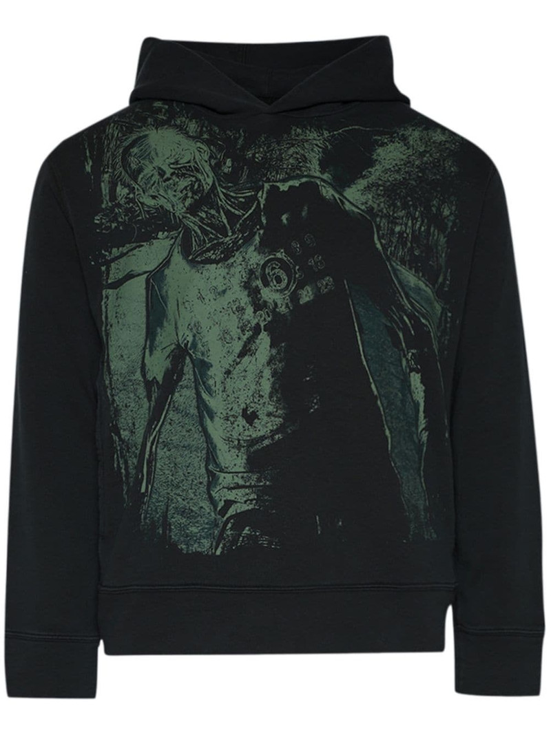 graphic-print hoodie 1